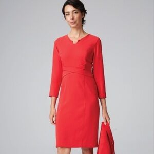🌸Carlisle Collection Rossetti Dress In Chinese Red (495)